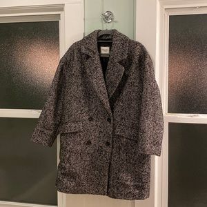 Abercrombie & Fitch Tweed Coat